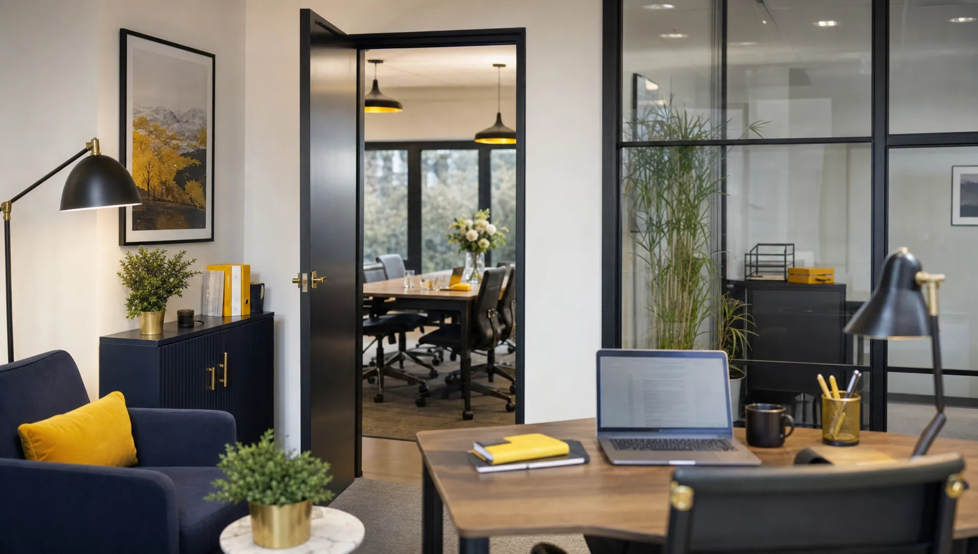 A practical UK office suite shows the room where growth marketing consultancy work and decisions are handled.